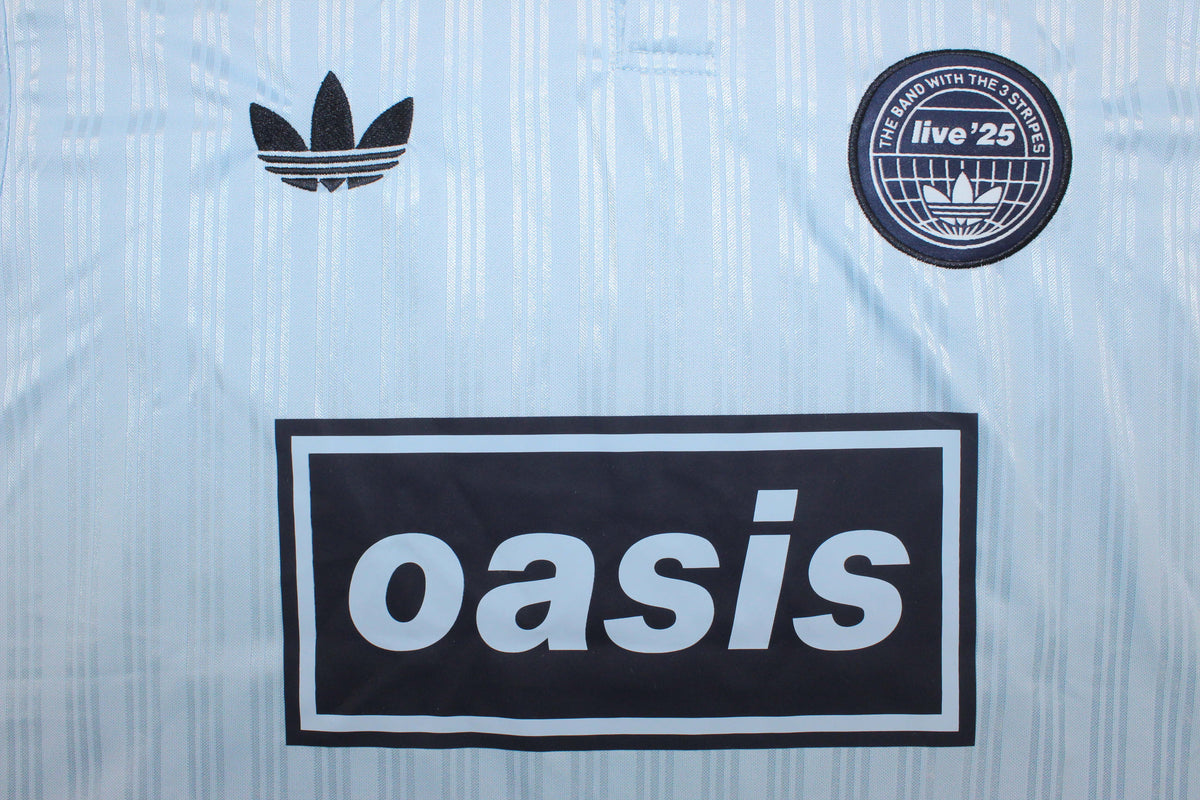 Oasis x Adidas Live '25 Football Jersey – Sky Blue