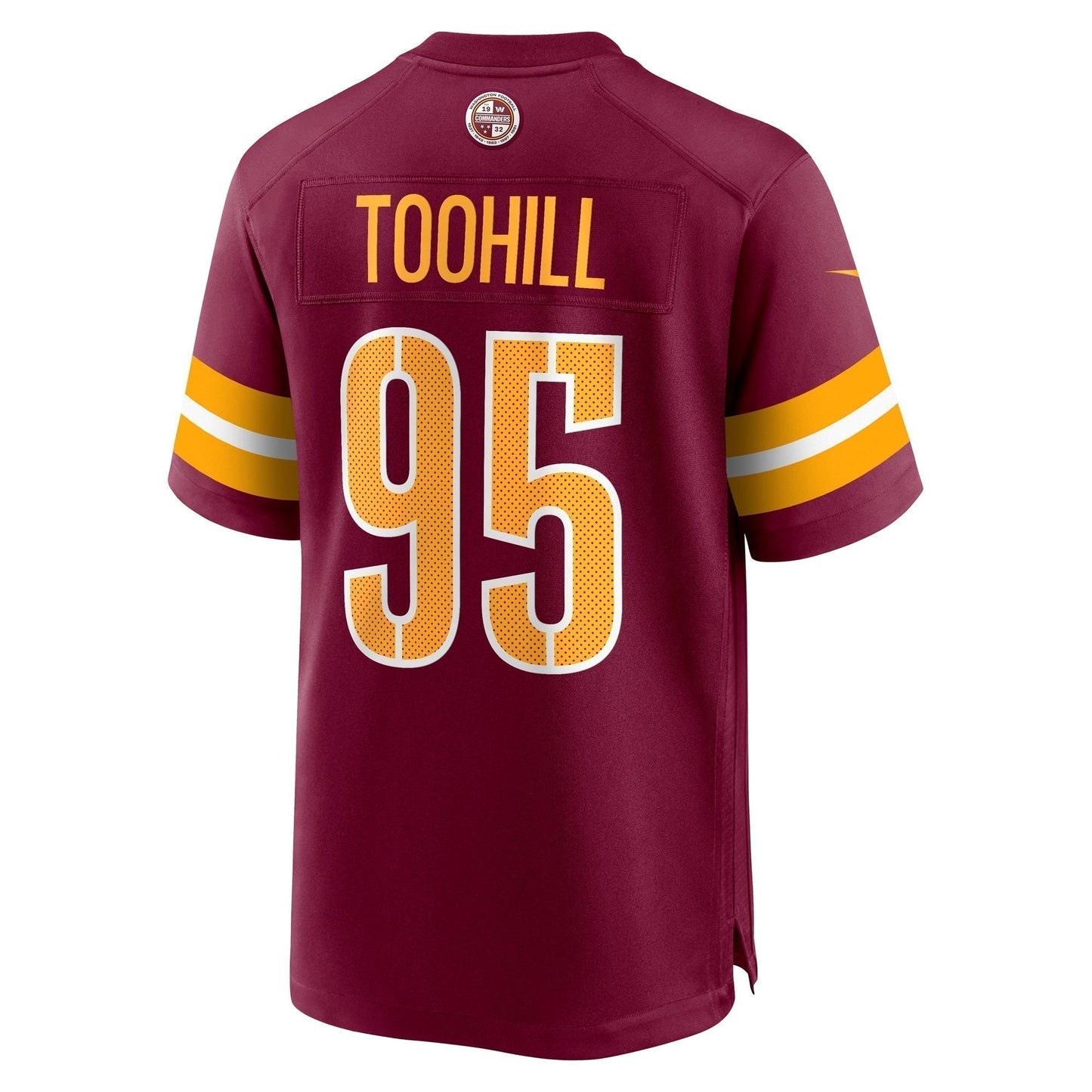 Casey Toohill Washington Commanders Nike Game Jersey - Burgundy