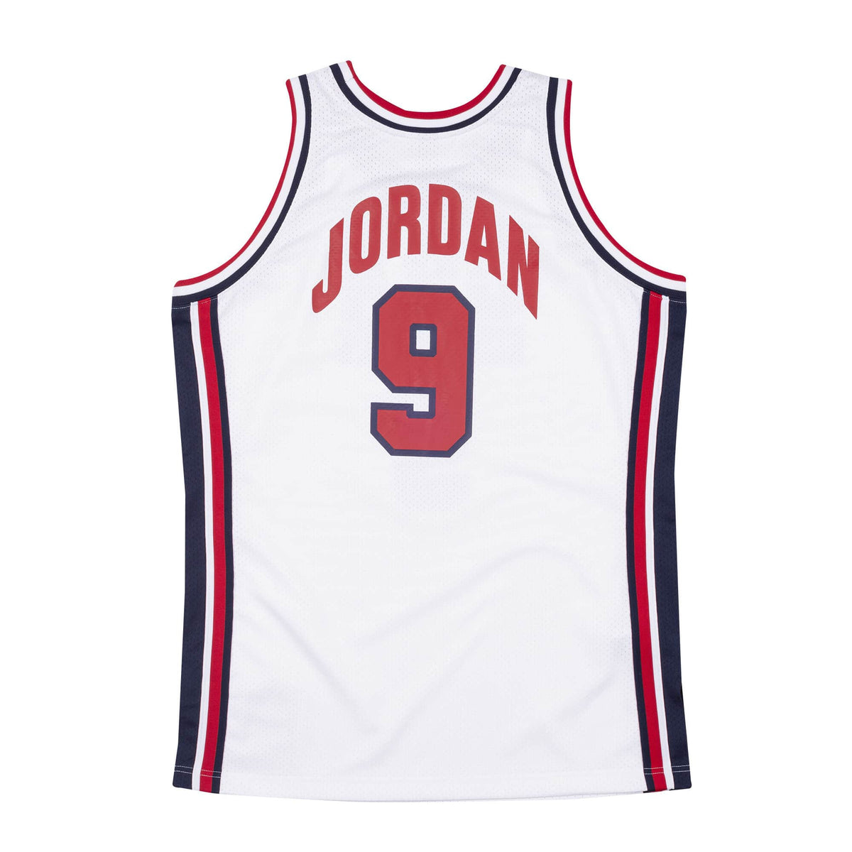 Michael Jordan #9 1992 USA Dream Team Mitchell & Ness White Home Barcelona Olympics Authentic Jersey