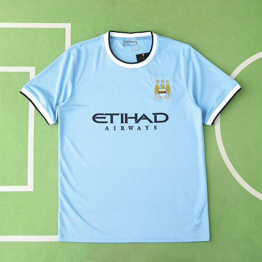Manchester City Home Retro Jersey 2013/14 | Fan Version Classic Football Shirt