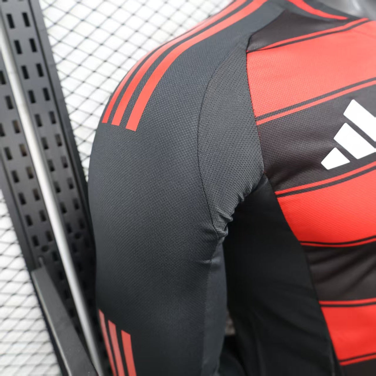 2025-26 Flamengo Home Long Sleeve Player Version Jersey - Men's