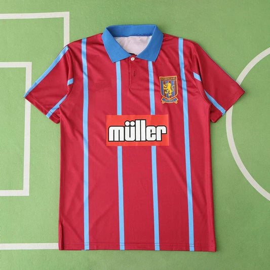 Aston Villa Home Retro Jersey 1993-95 | Fan Version Classic Football Shirt