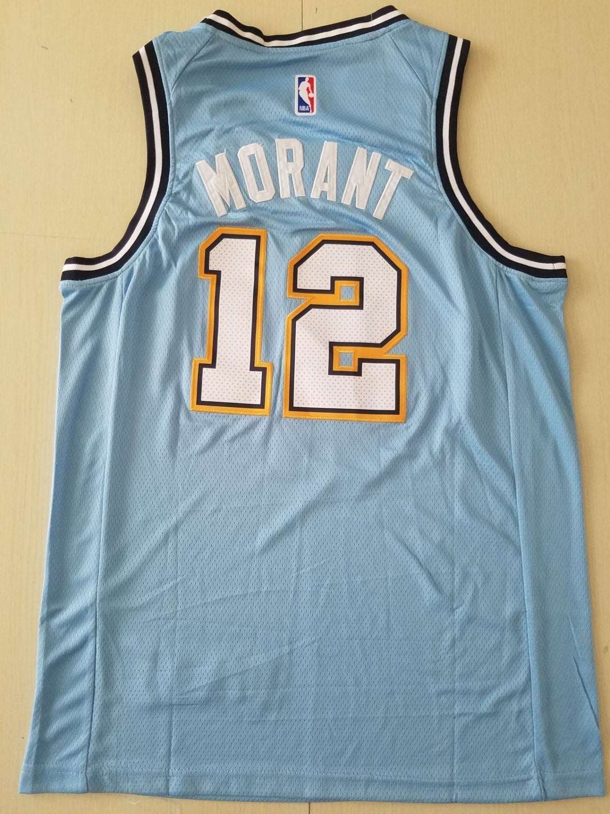 Men's Memphis Grizzlies Ja Morant #12 Blue City Edition Classic Jerseys