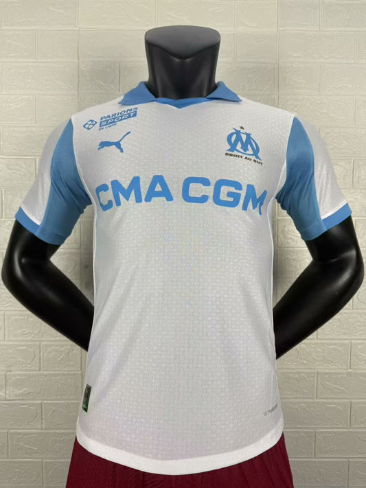 2025-26 Marseille Home Player Version Jersey - Men's