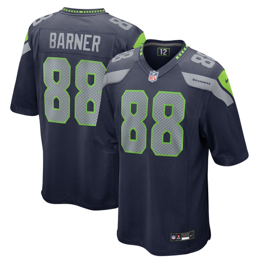 A.J. Barner Seattle Seahawks Game Jersey -  College Navy