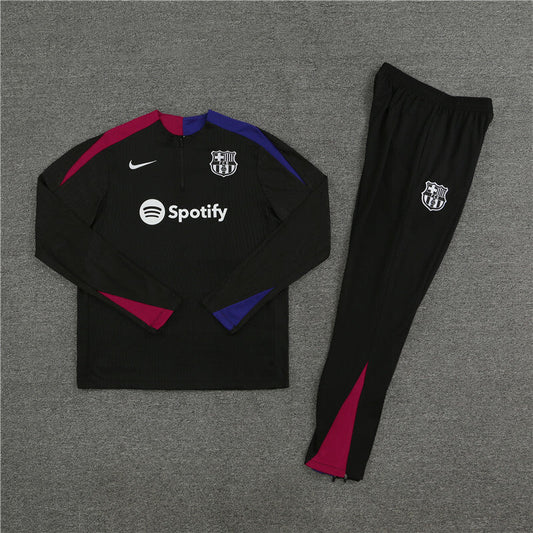 FC Barcelona Training Suit 2024/25 | Black Tracksuit Set