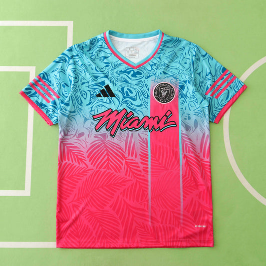 Inter Miami CF Pink Tropical Concept Edition Fan Version Jersey 2024/25 – Blue to Pink Gradient Football Shirt