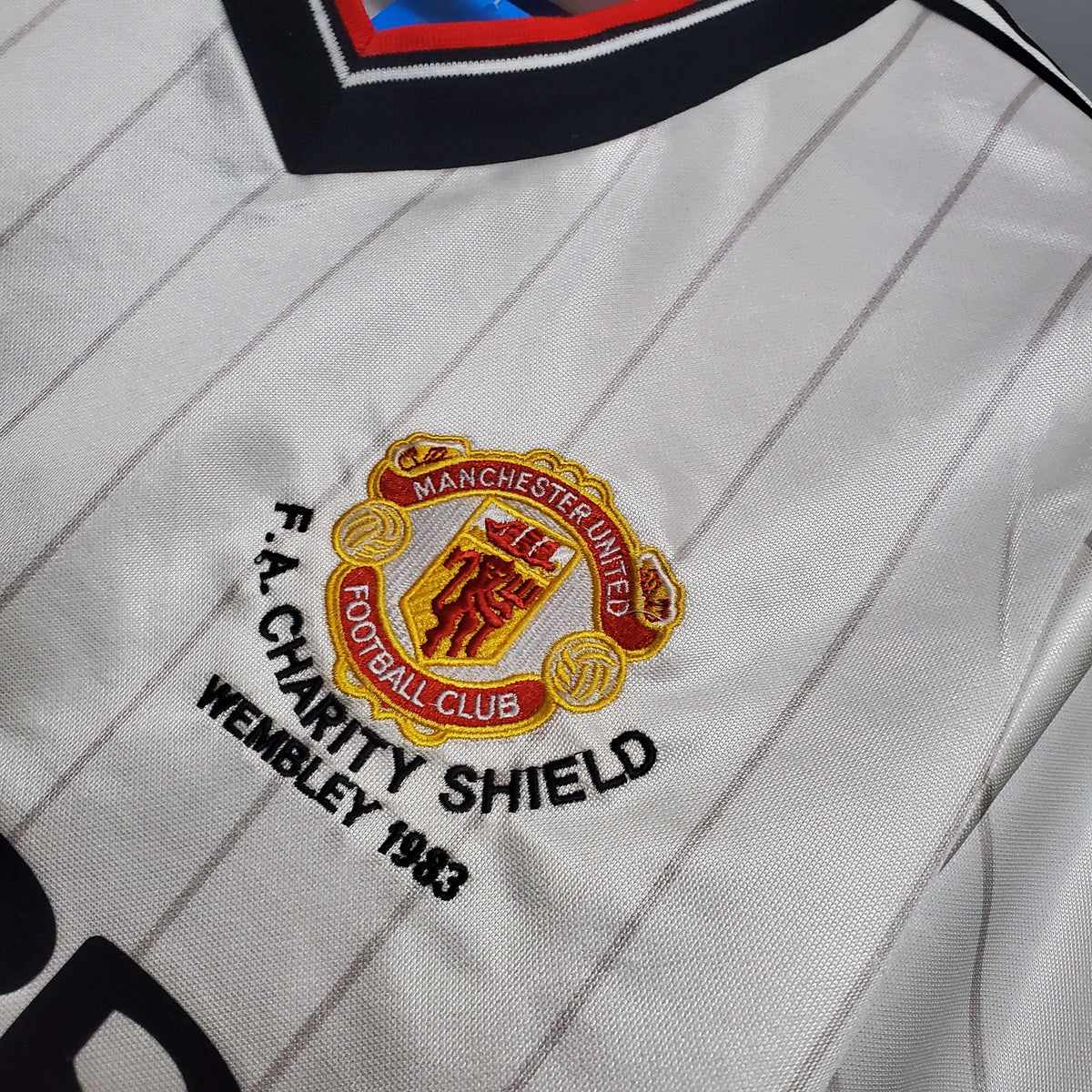 Manchester United 1983 Charity Shield Short Sleeve Jersey