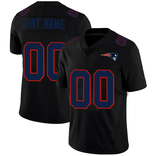 Custom1 New England Patriots Football Jerseyss Black American Stitched Name And Number Size S to 6XL Christmas Birthday Gift
