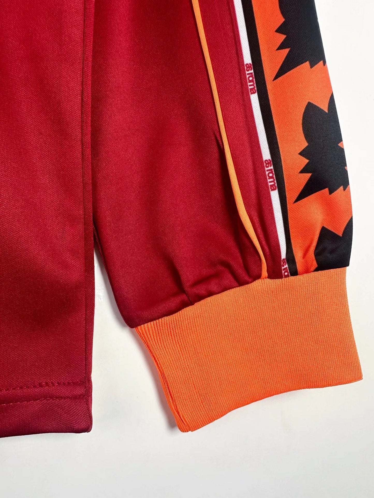 AS Roma Long Sleeve Home Shirt - 1998-99