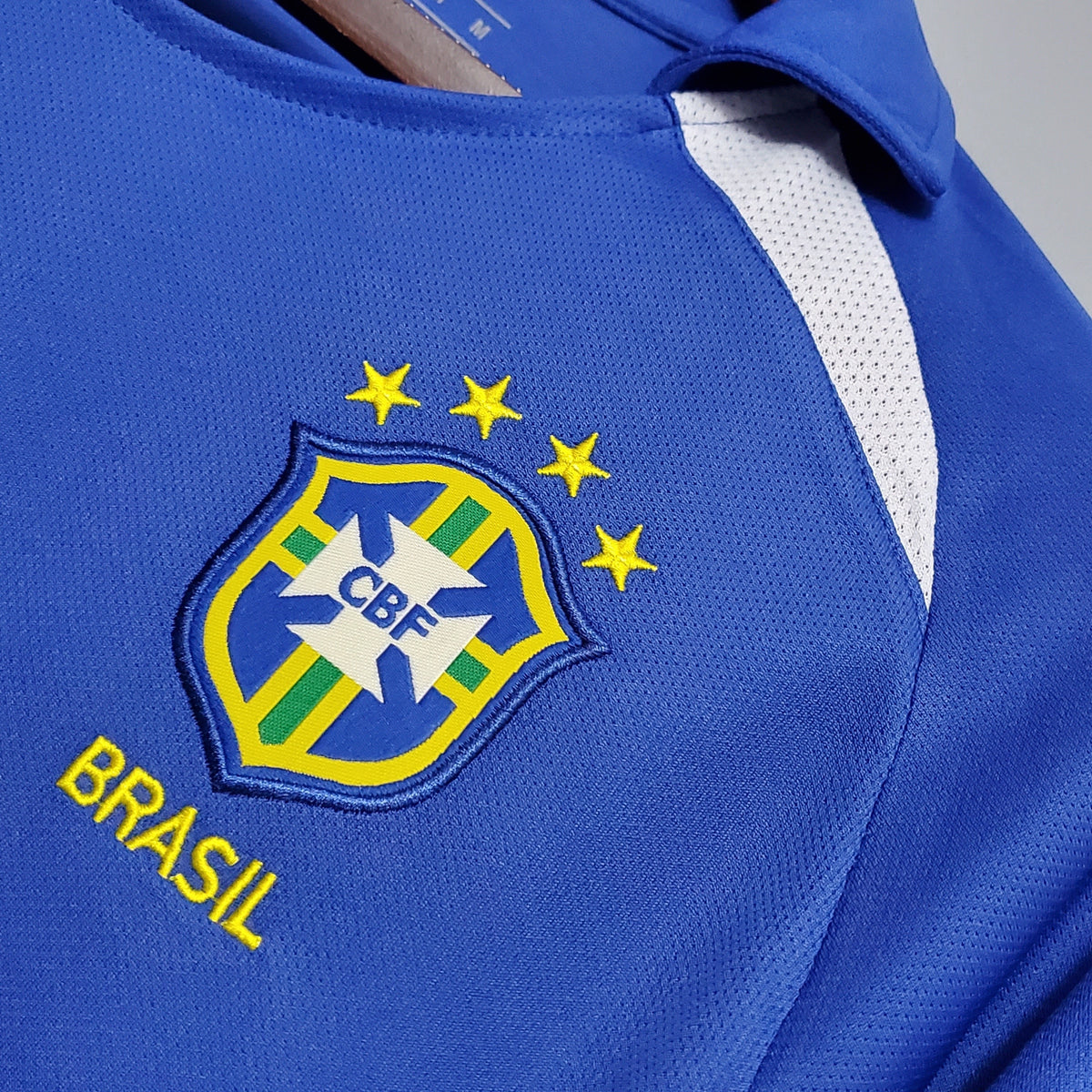 Brazil 2002 Away Retro Jersey – World Cup Winners Blue Nike Kit