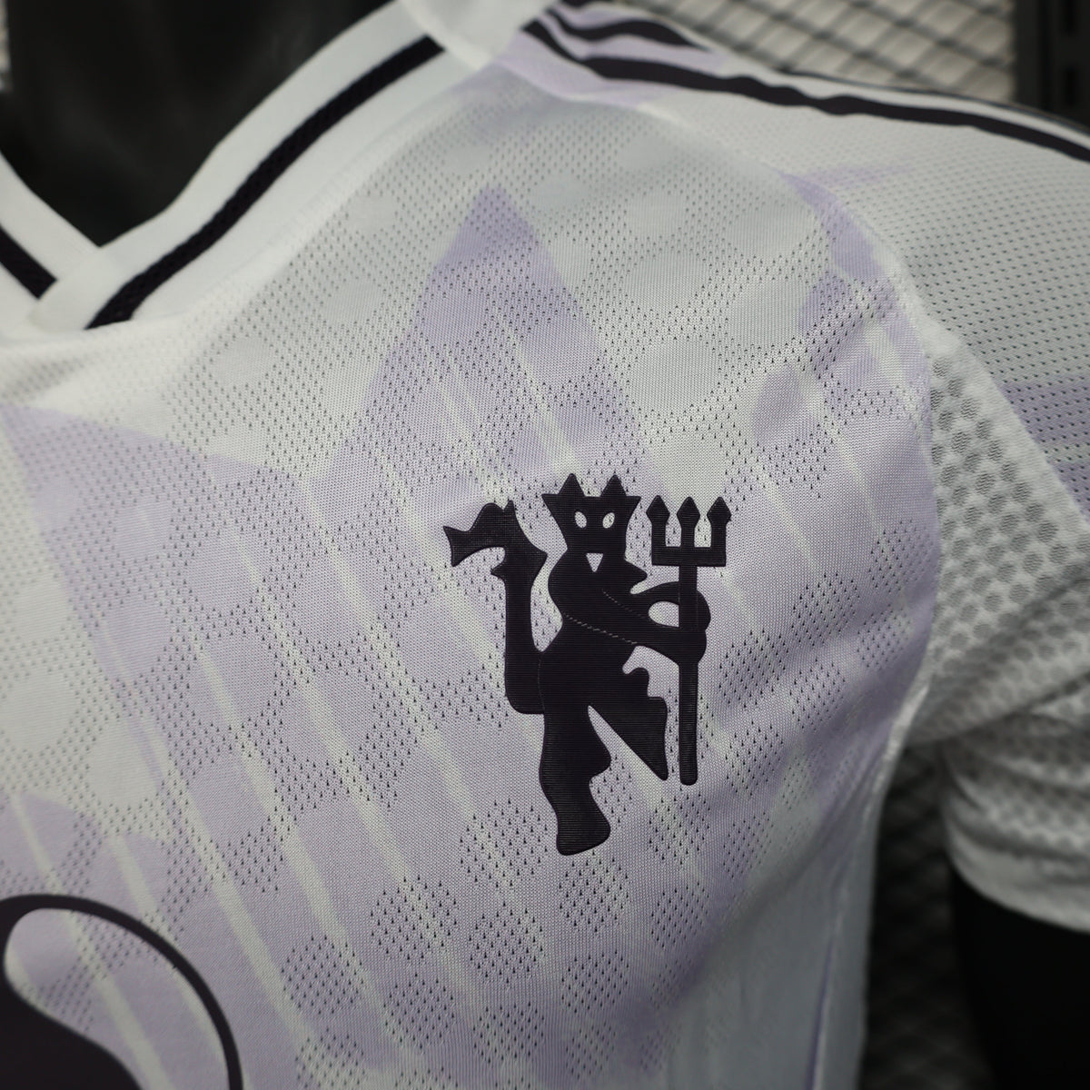 2025-26 Manchester United Away Player Edition Jersey - White