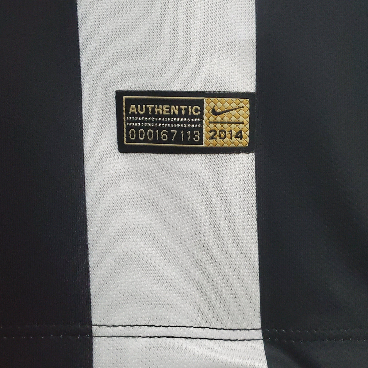Juventus 2014-15 Home Jersey – Black & White Stripe Nike Jeep Retro Serie A Football Shirt | Pirlo Pogba Tevez Vidal