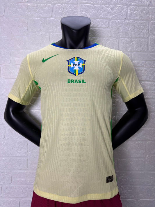 2025-26 Brazil Home Player Version Jersey - Men's