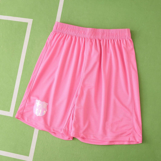 FC Barcelona Concept Shorts 2025/26 — Rose Pink with FCB Crest